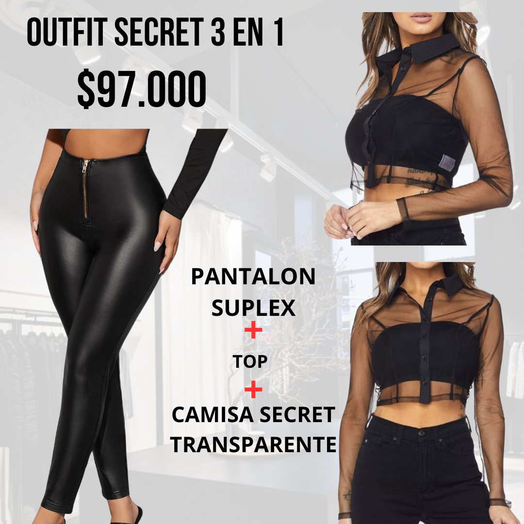 CAMISA OUFIT SECRET + PANTALON