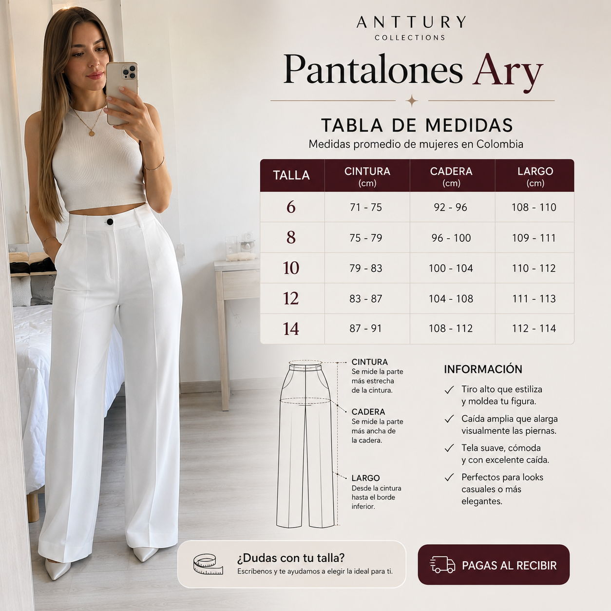 Pantalones Ary (Promoción 2X1)