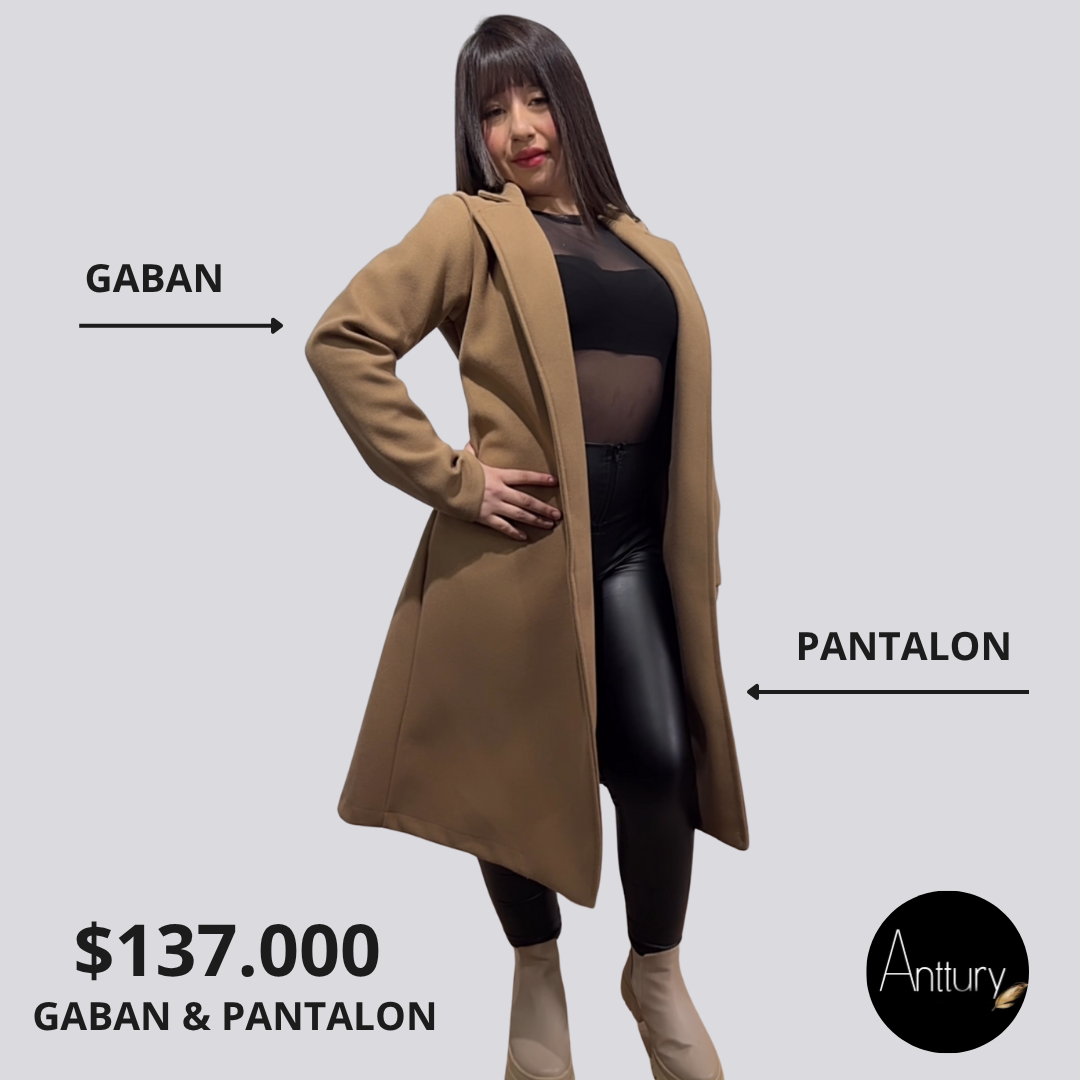GABAN Y PANTALON (PROMOCION)