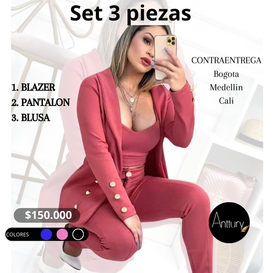 SET 3 PIEZAS X2 (PROMOCION)
